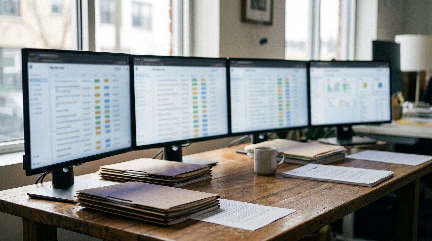 Screenshot della dashboard buyer con lista fornitori e semaforo di rischio